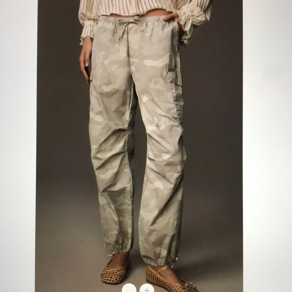 Anthropologie Pilcro Camp Joggers Size L